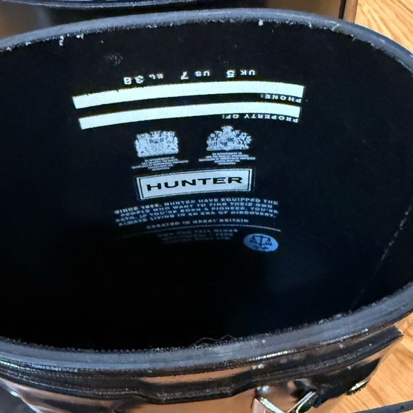 Hunter Classic Tall Black Glossy Boots - Picture 6 of 13